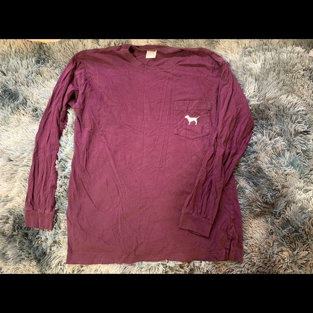 PINK long sleeve with pocket